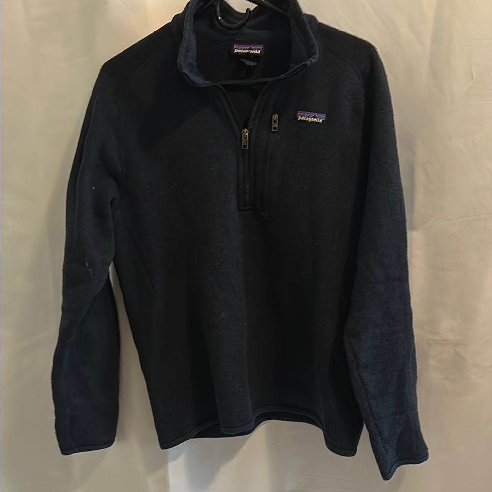 Patagonia Blue Quarter-Zip Jacket